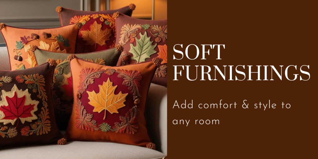 Upgrade your home with soft furnishings designed for comfort and aesthetics — perfect for living rooms, bedrooms, and reading corners.